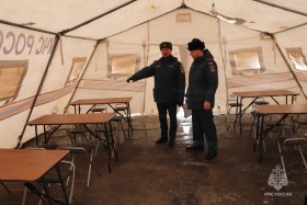 Наши палатки помогали спасателям на всероссийских командно-штабных учениях