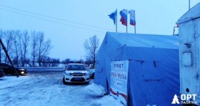 Временные пункты обогрева на магистралях