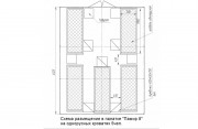 Схема размещения в палатке Памир 8
