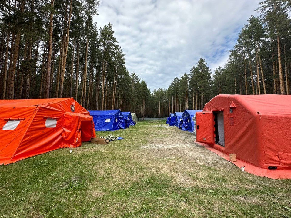 Палатки Памир-30 были размещены в лагере для детей из ДНР Палатки Памир-30 были размещены в лагере для детей из ДНР