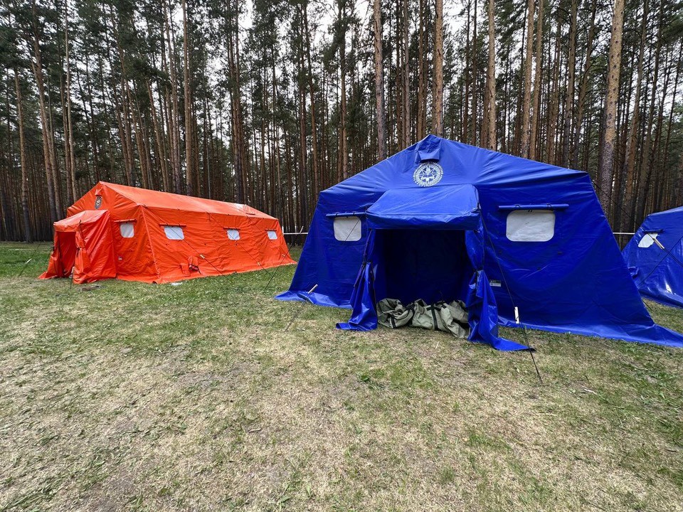 Палатки Памир-30 были размещены в лагере для детей из ДНР Палатки Памир-30 были размещены в лагере для детей из ДНР