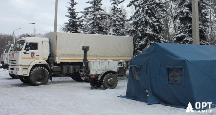Временные пункты обогрева на магистралях